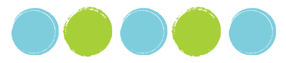 Grosso circles – blue and green Colorful circle graphics