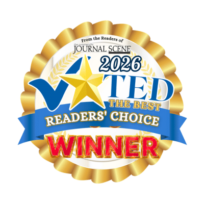 We won best orthodontist in 2026 in summerville journal scene 3 Badge for grosso orthodontics voted best orthodontist in the 2026 summerville journal scene readers' choice awards